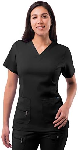 Adar Pro Scrubs for Women – Elevated V-Neck Scrub Top