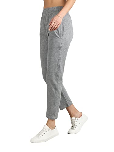 Image of CHKOKKO Women High Rise Gym Wear Sports Fitness Relaxed Track Pant