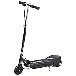 HOMCOM Electric Scooter for Kids, 120W Foldable E Scooter for Age 7-14 with Adjustable Height, Rear Brakes, Up to 12 KM/H, Maximum Range 10 KM, Black