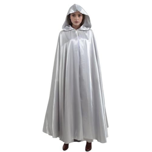 ALOEU Winter-Hochzeit Mit Kapuze, Spitze, Langer Um Produktbild-Vorschau 8