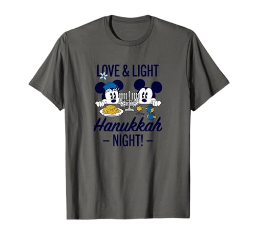 T-shirt Mickey Minnie Hanukkah Disney anti-irritation pour rester à l'aise aux fêtes