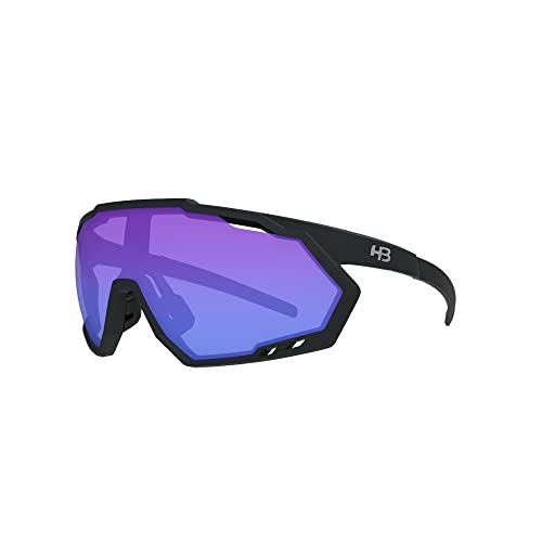 OCULOS HB SPIN MATTE BLACK BLUE, RED CHROM, Único