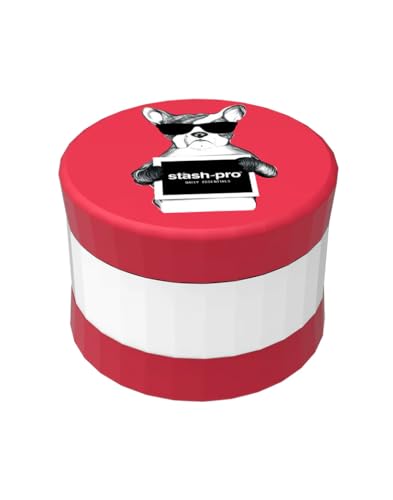 Image of Stash-Pro Crushers Metal Solid Herb Grinder | Herb Crusher Machine Roller Joint Crashers (Silicone 60MM)