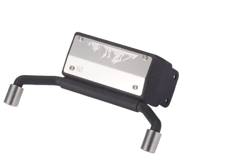 Universal Metal Simulation Oil Tank + Exhaust Pipe for Traxxas 1:18 TRX4M Ford Bronco Crawler 97074-1 / TRX4M Land Rover Defender 97054-1 Upgrades - Black