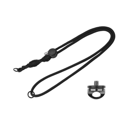 Action Camera Tether With Threaded Cushion Pad And Reinforced Nylon Cord
