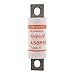 Mersen A50P Semiconductor Protection Fuse with Bolt-in Mount, 500VAC/450VDC, 100kA AC/79kA DC, 80 Ampere, 1" Diameter x 3-5/8" Length
