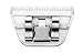 Andis 561462 ceramicEDGE #30W XFine Wide Blade, Small Animal and Pet Grooming, Detachable Replacement Blade, Long Lasting, Stainless Steel