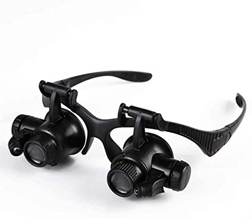 Loupe numérique portative et support à bandeau 10x 15x 20x 25x pour horlogerie et bijoux
