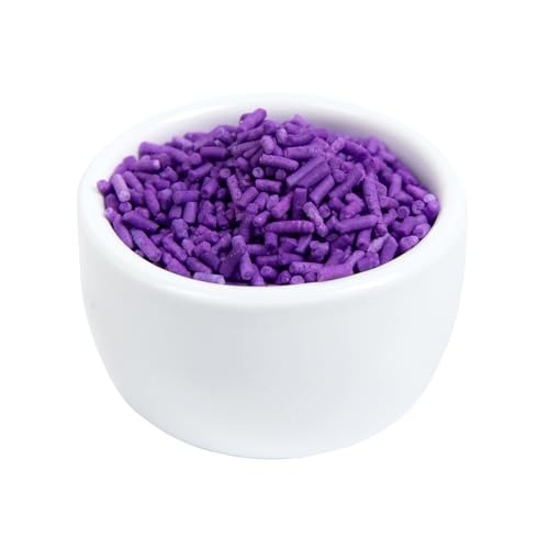 Image of O'Creme Purple Sprinkles for Cake Decorating, 5 Pounds