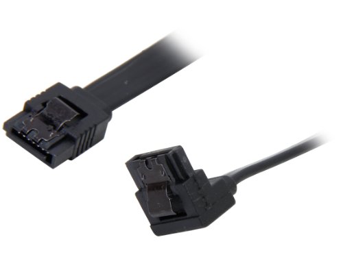 Cable SATA 10 pulgadas con cierre negro