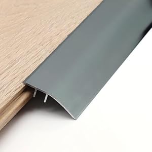 Raouoae Türschwellenleiste 2 Stück Aluminium Übergangsschiene