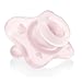 Chicco PhysioForma Mini Orthodontic Pacifier for Babies 0-2 Months, Ultra Light & Small, 100% Soft Silicone, Supports Breathing, One-Piece Design, Included Sterilizing Case, BPA Free, 2-Pack, Pink