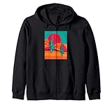 Si te gusta plantar plantas de cactus, suculentas y jardinería. Este divertido diseño de dibujo gráfico "Retro Saguaro Sunset Funny Cactus Opuntia Cactaceae Lovers" es perfecto para ti o cualquier persona en tu vida ama la naturaleza.