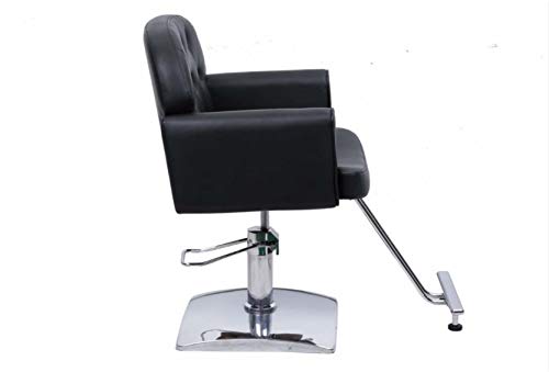 Salon Style Hair Cutting Styling Dyeing With Oil Pump And Foot Rest Hydraulic Barber Chair Styling Salon Work Station Chair #TOP2