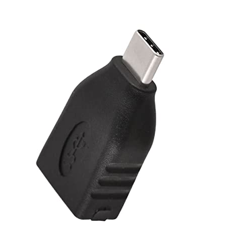 Image of JGD PRODUCTS USB Type C Male 3.0 to Female OTG Adapter Compatible with All Type C Enabled Devices (Black)