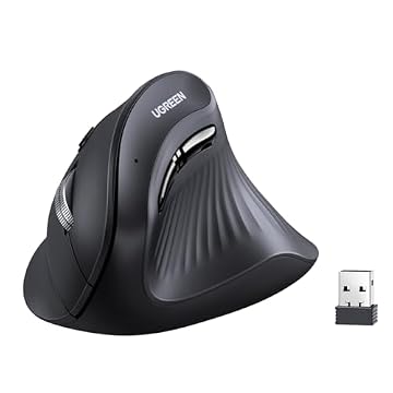 UGREEN Mouse Vertical Sem Fio 5 Botões