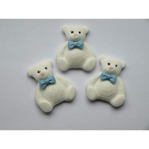 Edible White Polar Bears Cupcake Toppers Cover