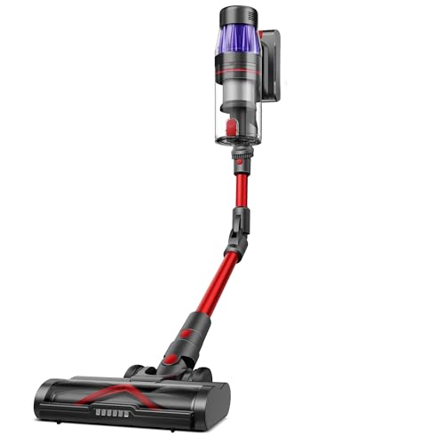 Ultenic U16 Flex Cordless Vacuum Cleaner 50,000Pa Suction, Foldable Design, Tangle-Free Brush, 60 Mins Runtime, LED Dust Detection,Lightweight Stick Vacuum, Ideal for Hard Floors, Carpets & Pet Hair