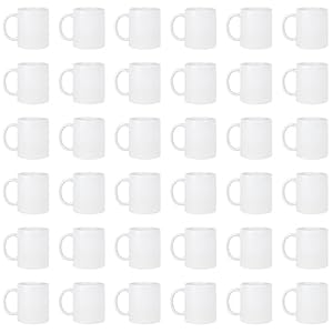 11 Oz Sublimation Blank Ceramic Coffee Mugs Case Of 36 Pcs White Coffee Mugs Blank Coated Cup Blank White Mug Sublimation Blanks DIY Mugs