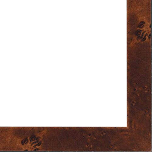 CountryArtHouse Picture Frame Moulding (Wood) 100ft Bundle - Traditional Walnut Finish - 1.125
