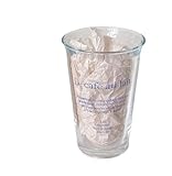 MKIFJGHガラスコーヒーカップ Ins ガラスカップ 耐熱タンブラー ドリンクウェア 透明 ティー ジュース ミルク コーヒーマグ ウォーターグラス ストライプマグ (ブルー)