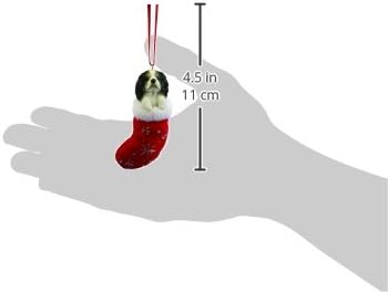 Miniatura 2 de King Charles Spaniel - Adorno navideño de tela con detalles pintados y cosidos a mano "Santa's Little Pals