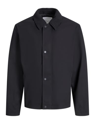 JACK & JONES Men's Jjgrady Worker Jacket, Black, L, Black, L
