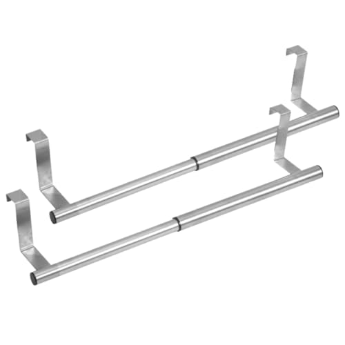 Zerodeko 2pièces Porte-Serviettes Mural Extensible Acier Inoxydable Support De Serviette Moderne pour Salle De Bains Et Cuisine Lot