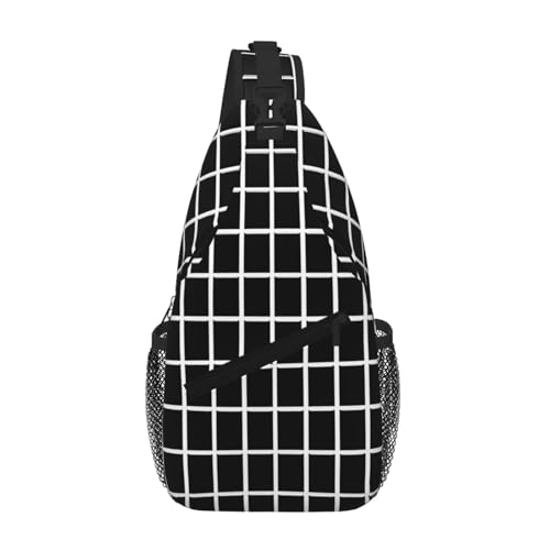Mochila Sling Urbana para Hombre y Mujer Negro miniatura 1