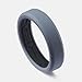 The Ridge 6mm Silicone Wedding Band for Men - Silicone Ring for Men, Beveled Edge Dual Band Design, Mens Rubber Wedding Ring (Size 11, Gunmetal)