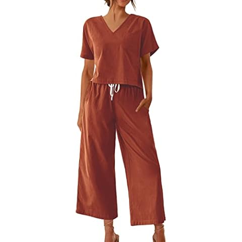 Ekouaer Women's Cotton Lounge Set Cover