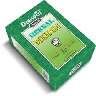 2Pack Herbal Kali Mehndi for Unisex, 80 Gram - Black Mehandi