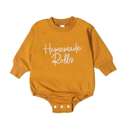 Image of Baby Halloween Outfit Boy Girl Pumpkin Patch Sweatshirt Romper Sweater Shirt Cute Newborn Toddler Clothes