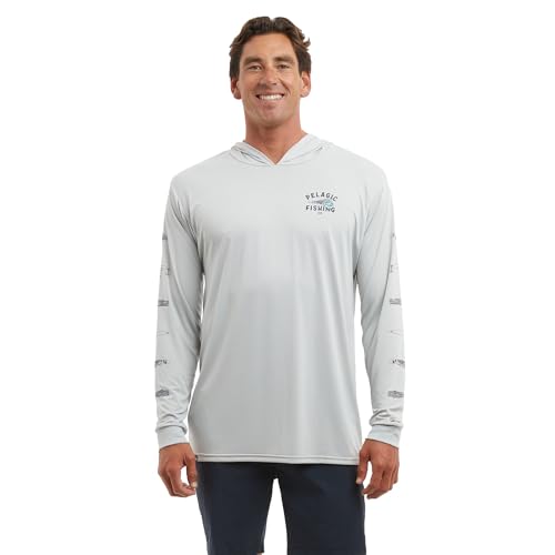 PELAGIC Apparel Men's Aquatek Feather'd Hooded Fishing Shirt2