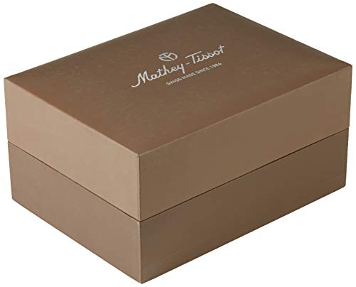 Mathey-Tissot Stainless Steel Swiss Made Analog Black Dial Men Watch - H901Bn, Multi-Color Band - Image 5