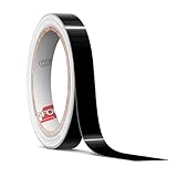 ORACAL 651 Gloss Black Adhesive Vinyl Pinstripe Detailing Tape (1/2