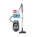 SEVERIN Testsieger Bodenstaubsauger mit Beutel, „Home & Car“, 24kPa, leistungsstark, Allergiefilter, Bodendüse, vielseitigem Zubehör, 4L, 850 W, schwarz, BC 7052