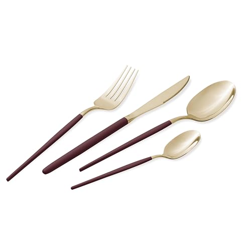Couverts en acier inoxydable durables contre les rayures de table
