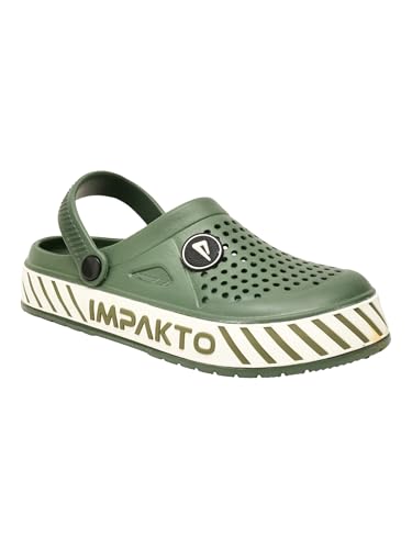 Image of Impakto Slide Wave Comfortable Classic Ultra Soft Daily Used, Lightweight with Adjustable Back Strap Design Clog & Slippers for Men's & Boy's