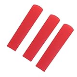 WALFRONT Alto Saxophone Reeds 2.5, Resin Material, Easy to Use and Install, for Beginners, Pack of 3 Red Reeds for Alto Saxophone (Red)
