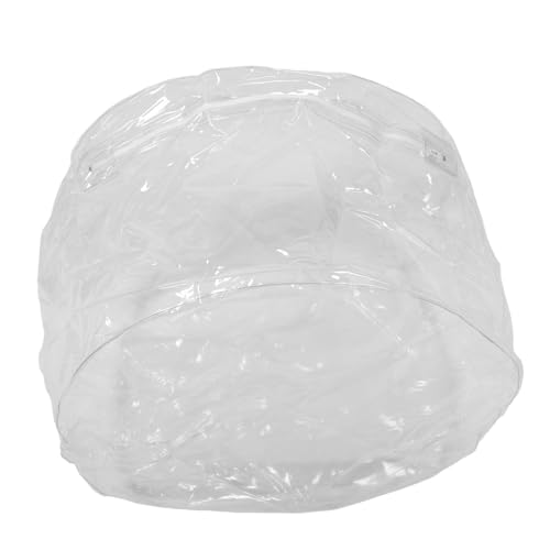 Fermeture éclair et plastique transparent pour ce pouf rangement jouets