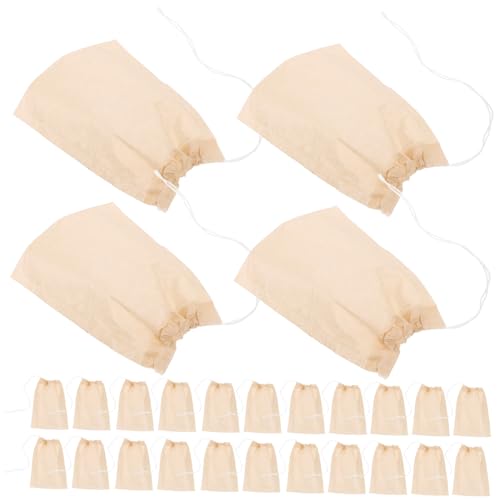 Hoement 300個入り 使い捨てティーフィルターバッグ お茶 コーヒー用 茶葉 スパイス用 オーガニック素材 濾過性良い巾着デザイン