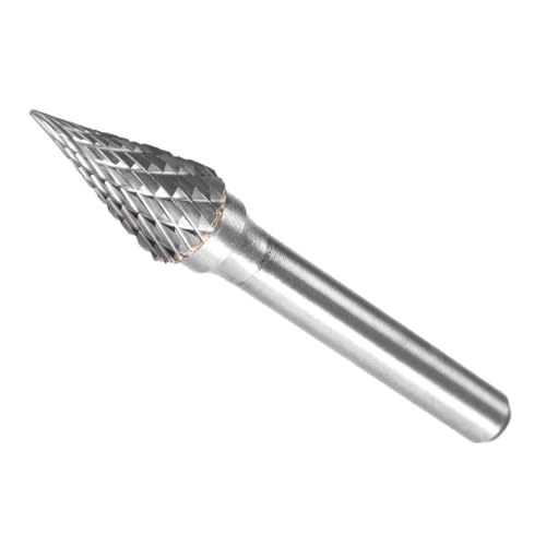 Fresa de carburo de tungsteno, cono doble 10 mm miniatura 1
