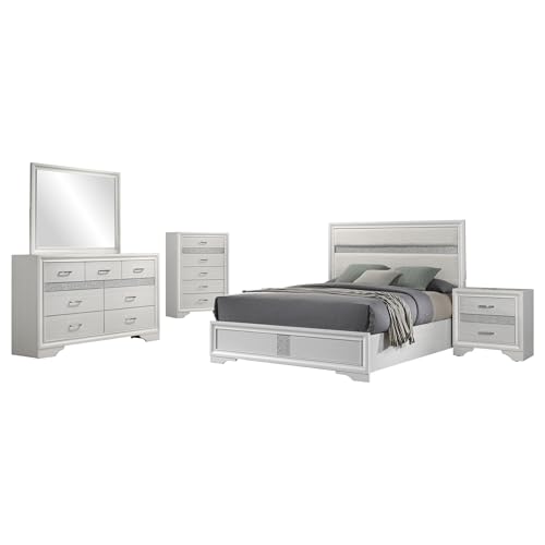 Coaster Home Furnishings Miranda Contemporary 5-Piece Bedroom Set...