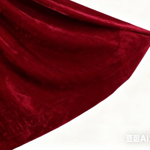 Lazos de terciopelo rojo de estilo vintage para adornos de navidad elegantes en el porche 8