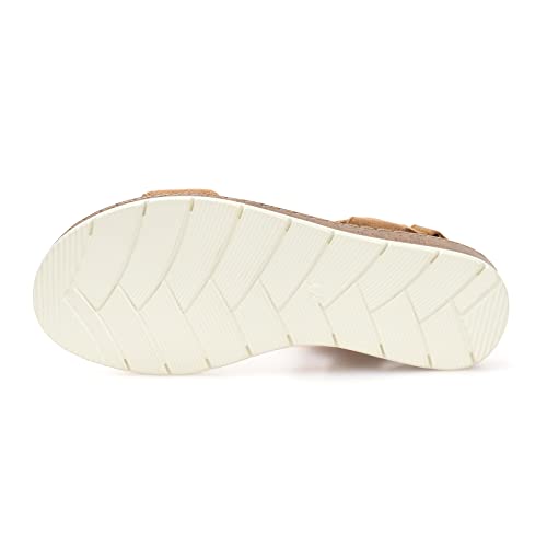 Image of VJH confort Women's Flat Sandals Open Toe Elastic Ankle Strap Slip on Comfy Low Wedge Sandals