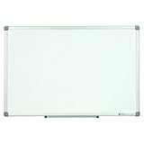 Superficie magnética ideal para mostrar anuncios o notas, Sencillo marco de aluminio para maximizar la superficie de escritura, Bandeja extraíble para rotuladores y borrador