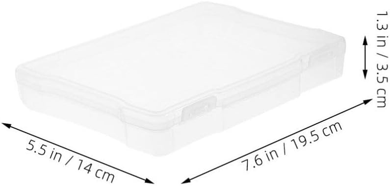 Gadpiparty 10pcs Photo Storage Boxes Lids Picture Organizer Case for Accessories Compact and Portable Storage for Crafts and Keepsakes