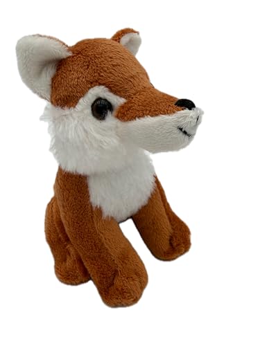 Cornelißen Peluche Cornelius Fox, 14 cm de Alto, Animal en Peluche, Cadeau para niños