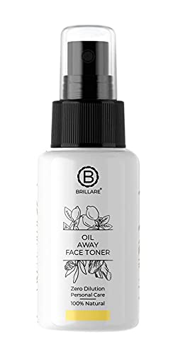 Brillare Oil Away Face Toner, Ideal For Acne Prone Skin, With Goodness Of Tea Tree, Lemon & Sandal, Control Oil All Day Long, Hydrates The Skin, Gives Matt Look (50Ml)